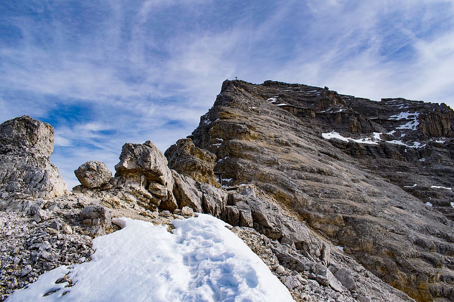 austria, birkkarspitze, scenics - nature, cold temperature HD wallpaper
