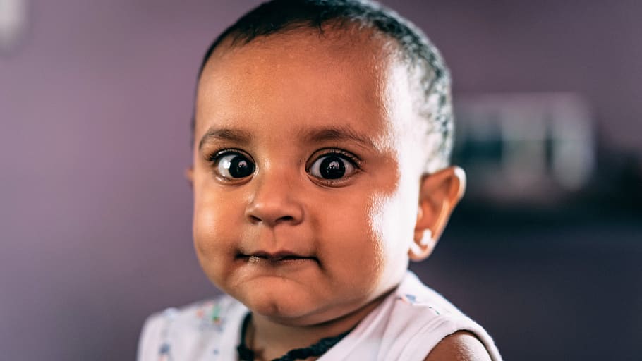 india, bhalsona, childhood, portrait, headshot, offspring, looking at camera HD wallpaper