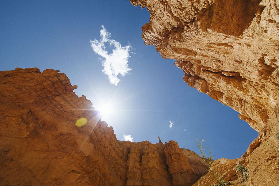 nature, landscape, mountain, clouds, sky, sun, travel, adventure HD wallpaper