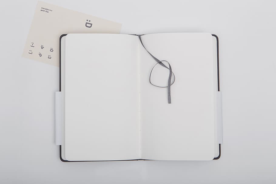 White Printer Paper, blank, bookmark, diary, empty, notebook HD wallpaper