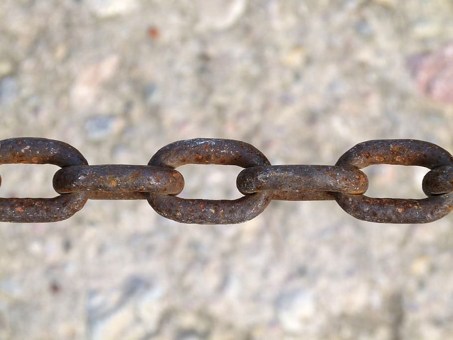 string, oxide, tie, close, lock, security, iron, steel, rusty HD wallpaper