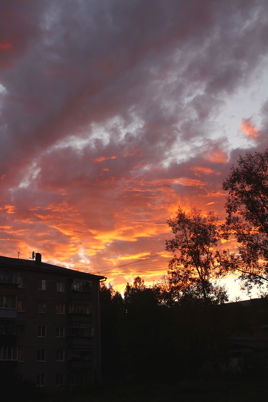 russia, beloretsk, sky, clouds, cloud - sky, architecture, sunset HD wallpaper