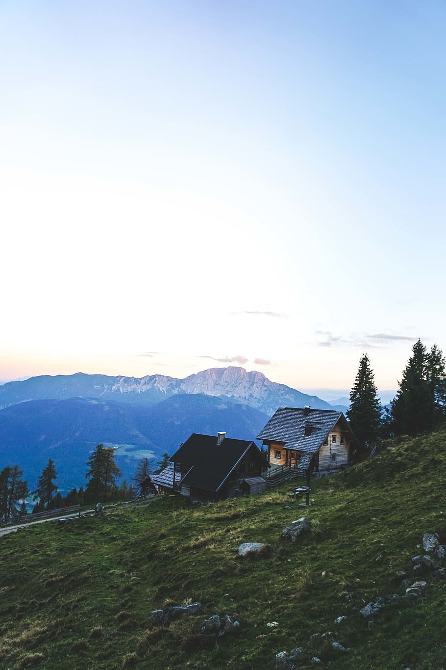 sky, mountain, landscape, environment, scenics - nature, built structure HD wallpaper