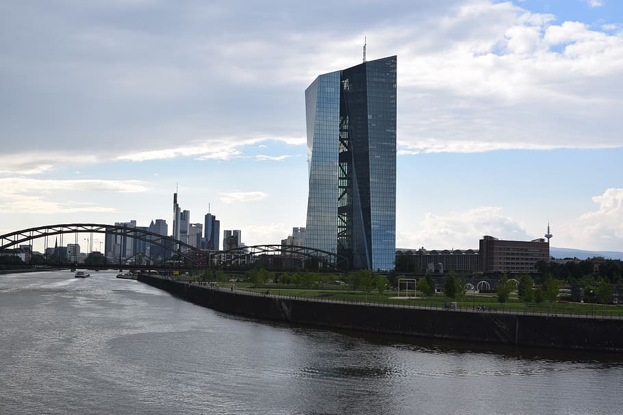 ecb, european central bank, frankfurt, ffm, frankfurt a, skyscraper, HD wallpaper