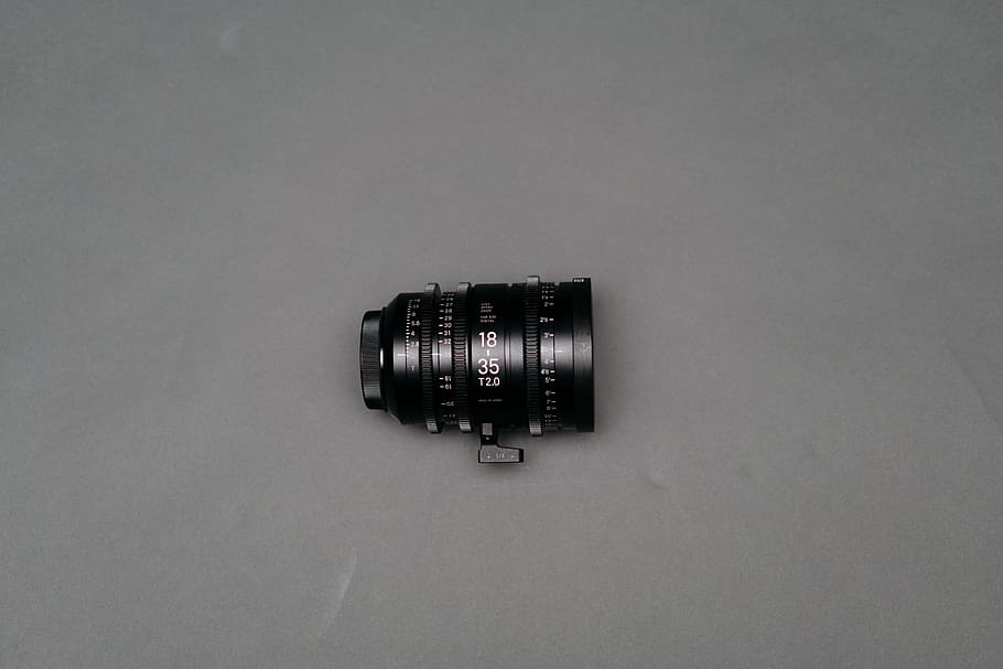 black camera lens, electronics, display, light, wallpaper, slider HD wallpaper