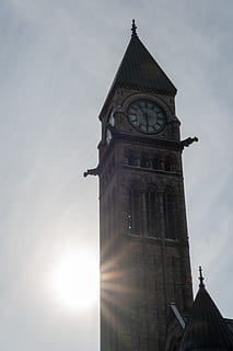 architecture, tower, clock tower, building, light, flare, sunlight HD wallpaper