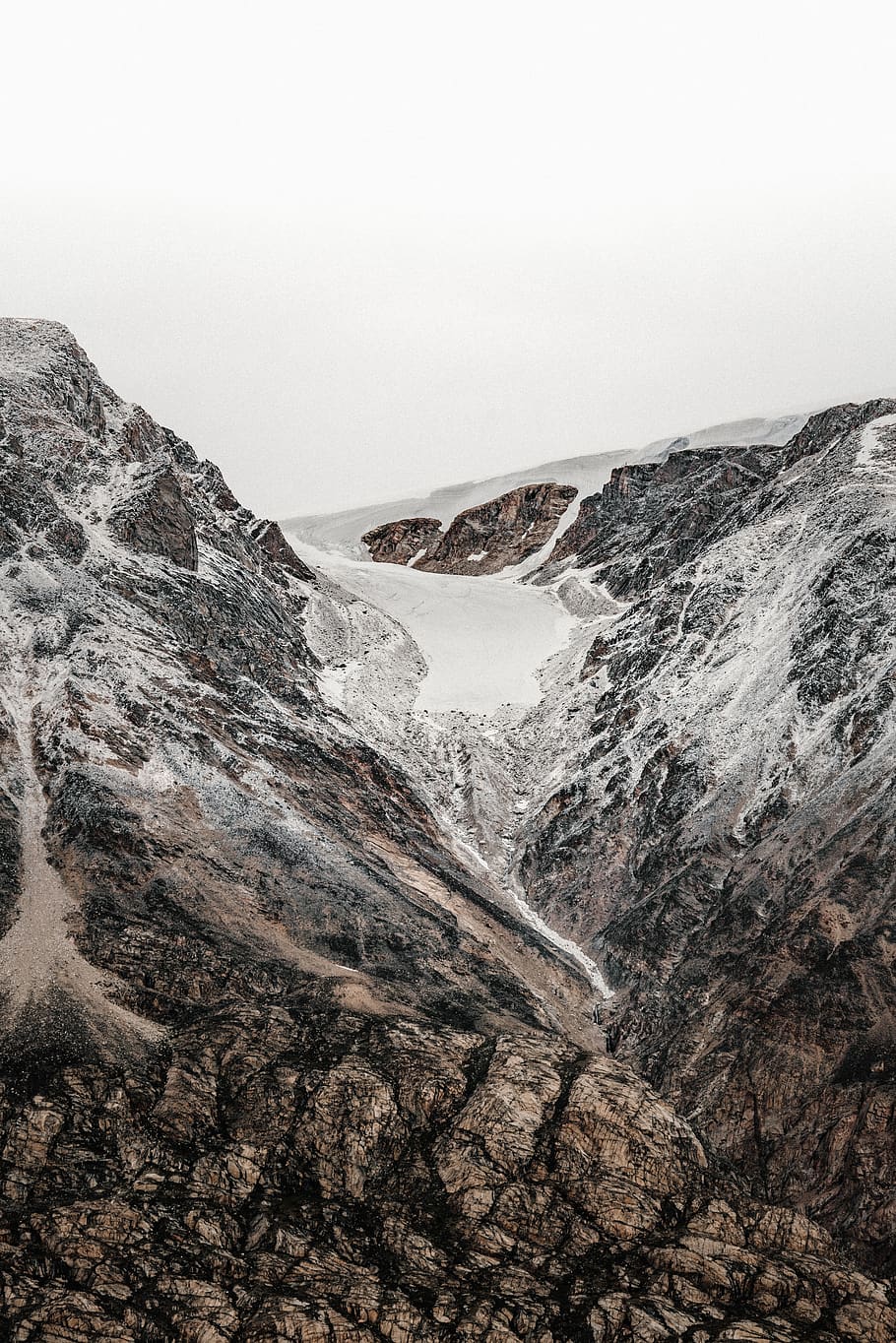gray mountain, sky, beauty in nature, scenics - nature, tranquil scene HD wallpaper