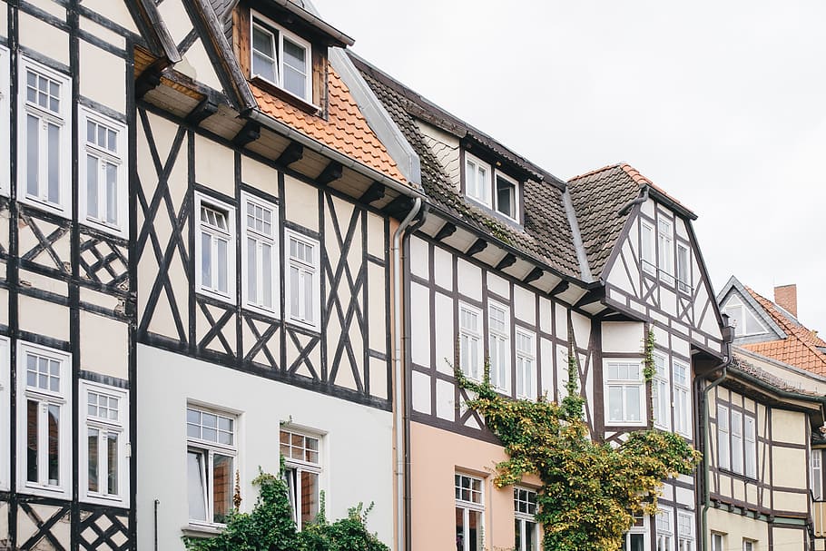 Fachwerk in Wernigerode, Germany, anhalt, architecture, attraction, HD wallpaper