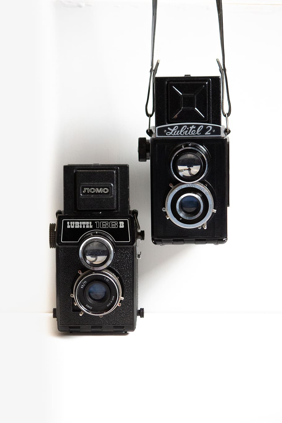 black single-lens reflex camera, technology, photography themes HD wallpaper