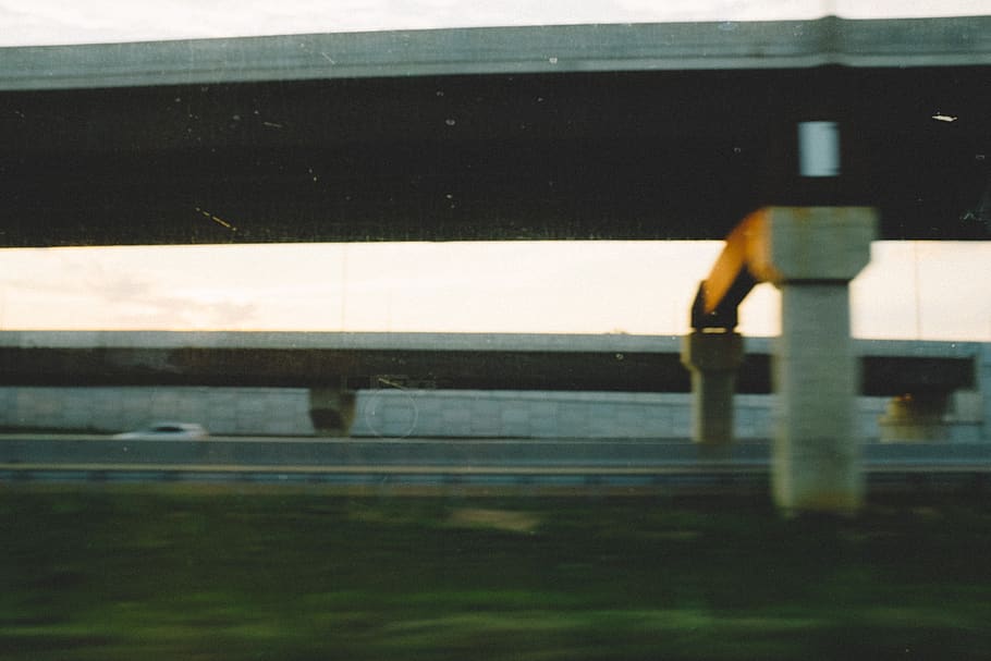 highway, motion, blur, transportation, blurred motion, no people HD wallpaper