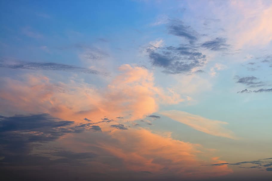 background, cloud, cloudscape, color, dramatic, dusk, heaven HD wallpaper