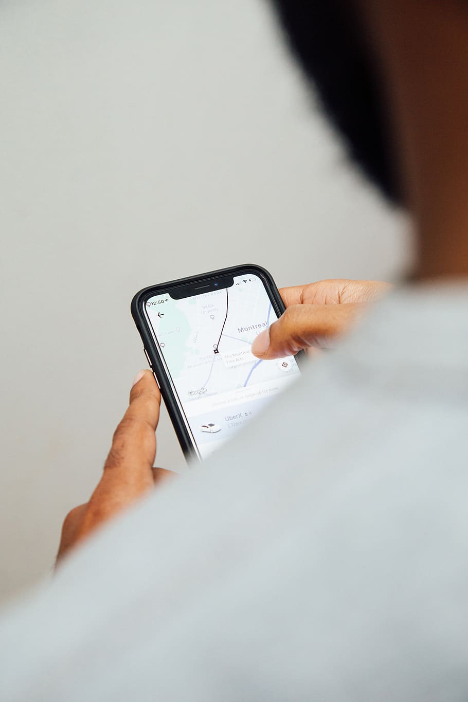 man using turned-on smartphone, human hand, wireless technology HD wallpaper