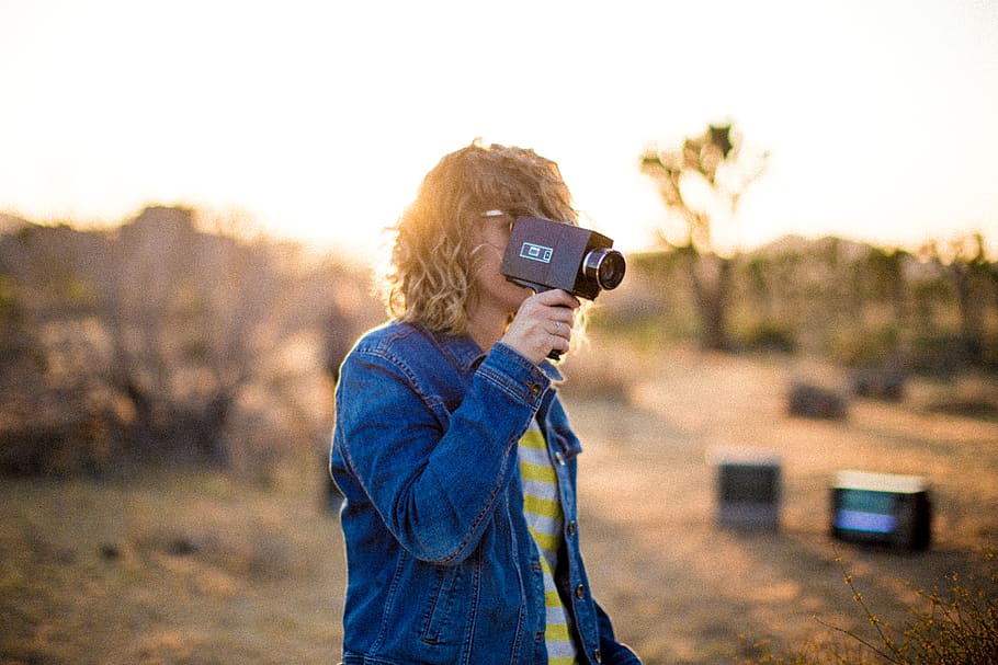 person using video camera during daytime, human, people, binoculars HD wallpaper