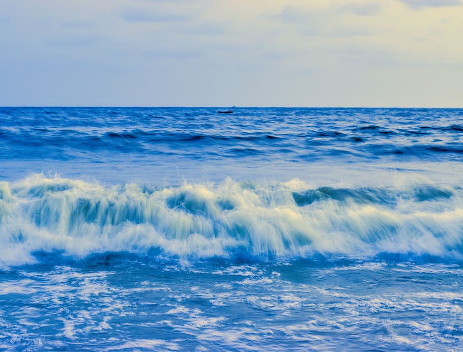 india, mumbai, versova, sea, horizon over water, scenics - nature HD wallpaper