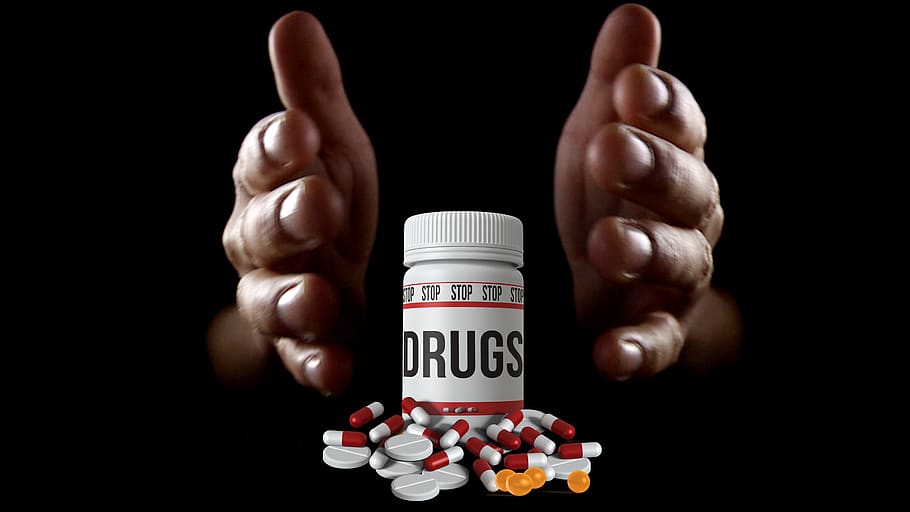 drugs, stop, abuse, drug addiction, dose, pill, human hand, HD wallpaper