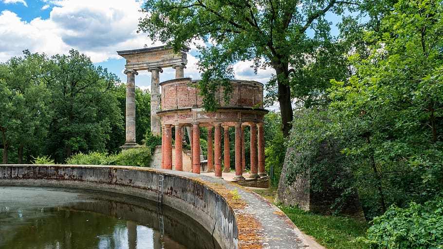 ruinenberg, potsdam, ruins, stone, architecture, antiquity HD wallpaper