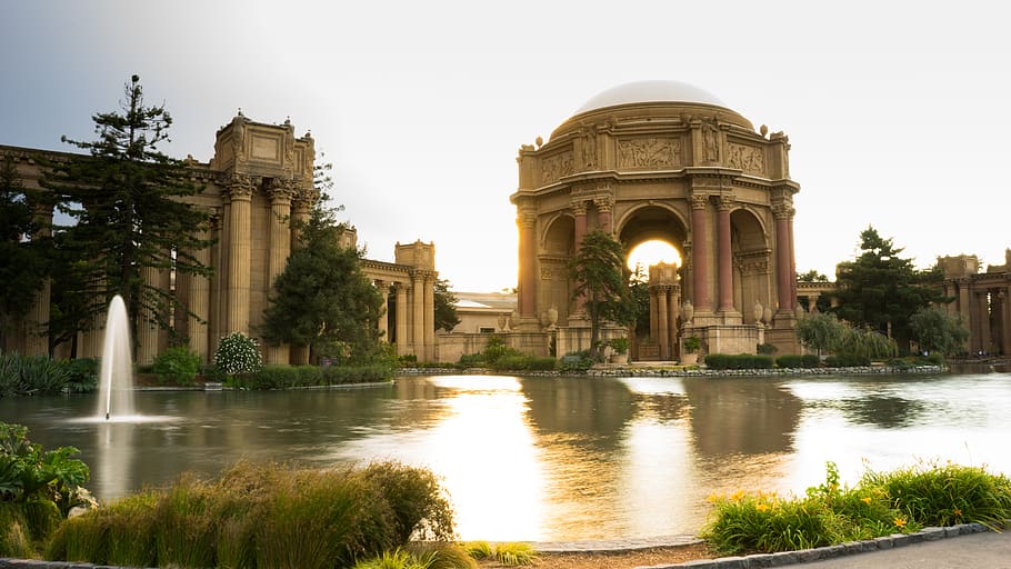 beige concrete dome structure, architecture, travel destinations HD wallpaper