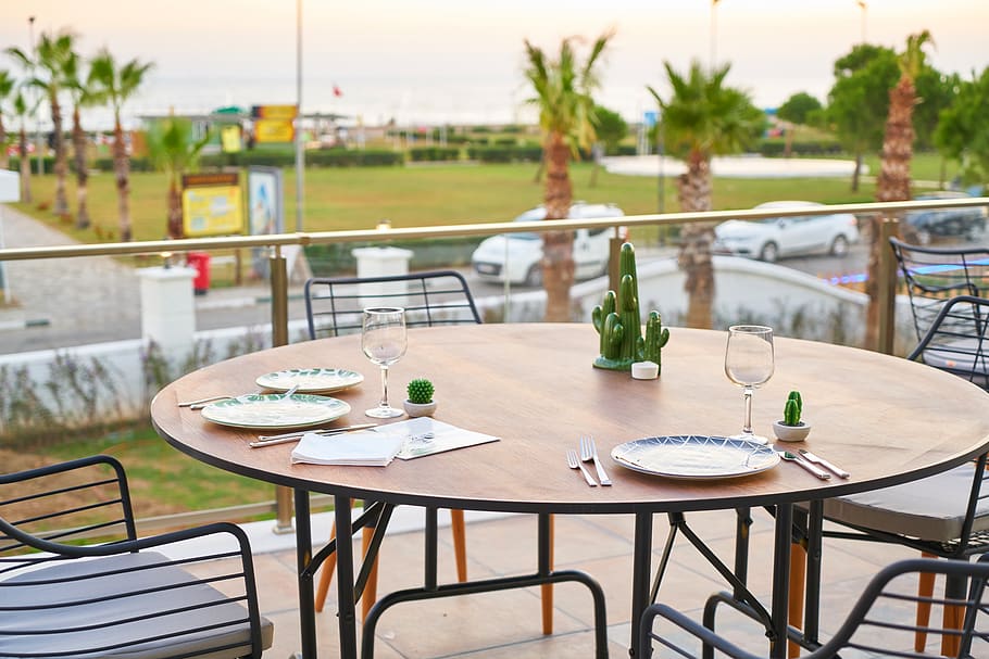 table, invite, food, service, celebration, decoration, wood-fibre boards HD wallpaper