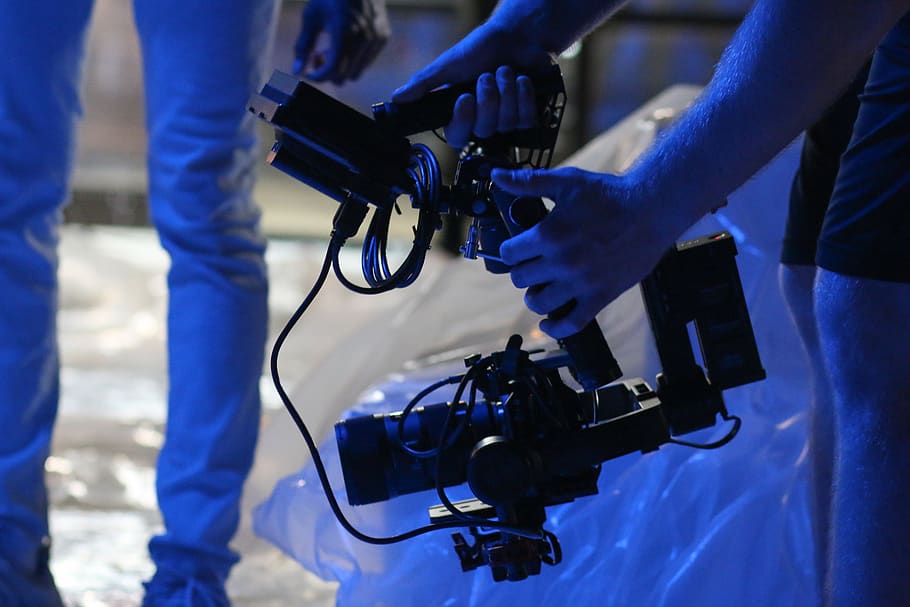 person holding video camera, technology, occupation, human body part HD wallpaper