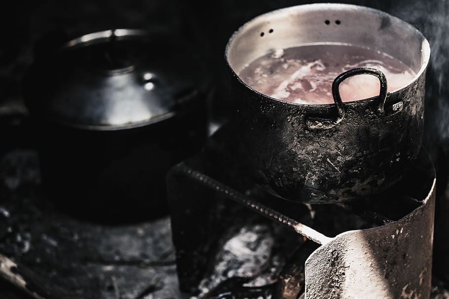 lebanon, beddaoui, pot, pots, black, kitchen, vintage, food HD wallpaper