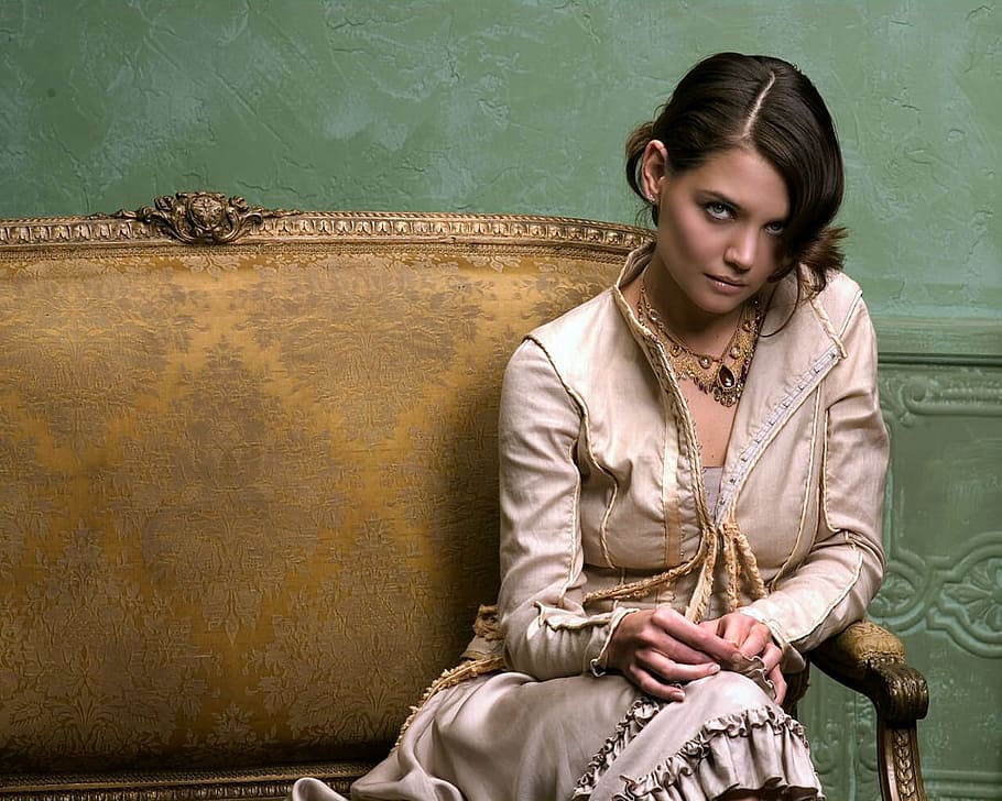 Katie, Holmes, actress, model, woman, female, one person, young adult HD wallpaper
