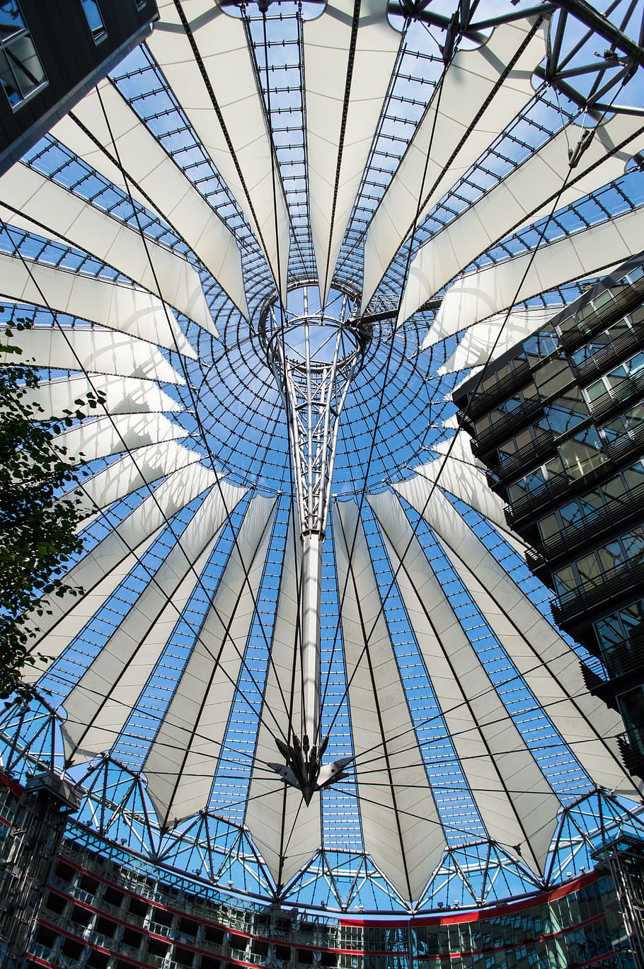 architecture, building, window, skylight, spandauer str. 2 HD wallpaper
