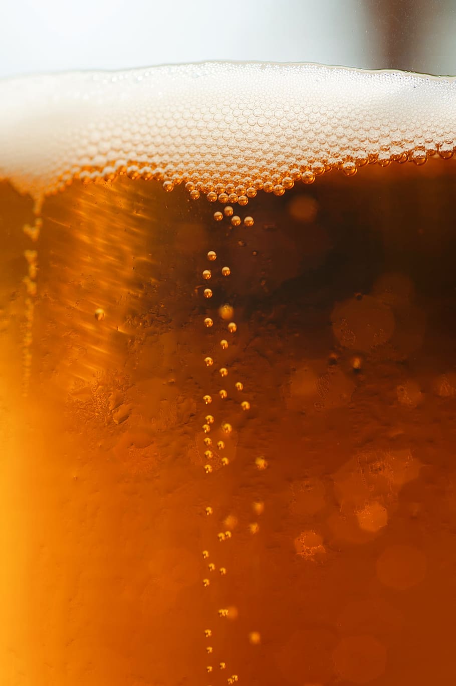 beer, bubble, close, macro, mousse, foam, pression, pressure, HD wallpaper