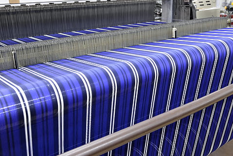textile, weaving, bench, factory, machine, yarn, cotton, production HD wallpaper
