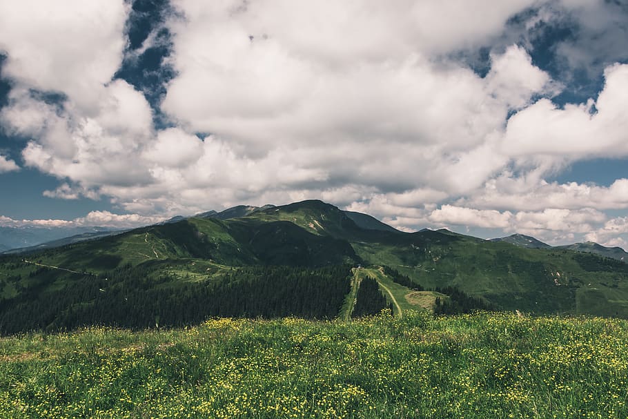 mountain, cloud, austria, sky, outdoors, nature, mountain range HD wallpaper