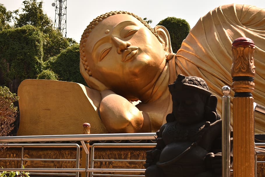 java, religion, temple, statue, mojokerto, patung, buddhist HD wallpaper