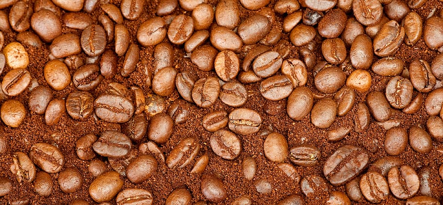 closeup, cafe, natural, cofee, coffe, coffee, brown, aroma HD wallpaper