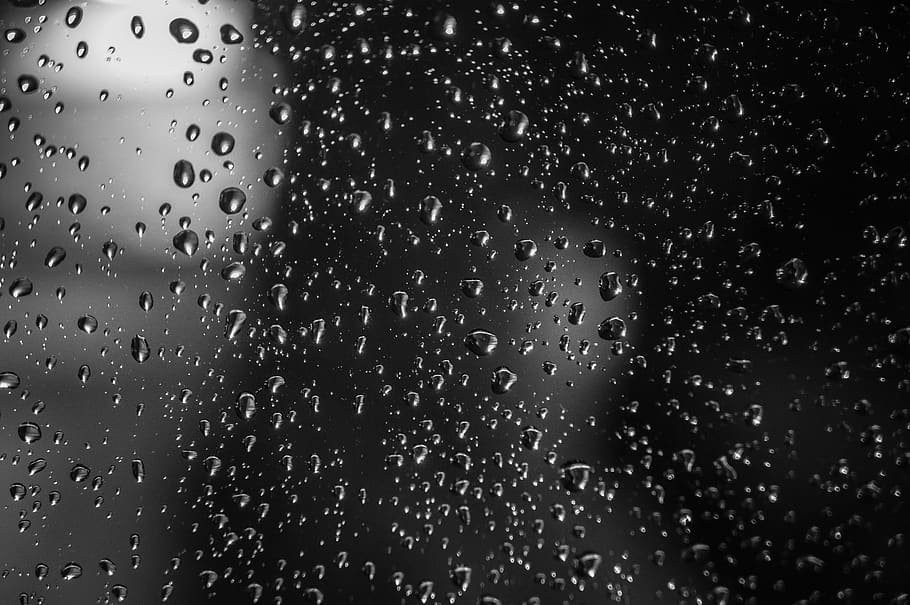 Water Droplets On Glass, clean, clear, close-up, dew, focus, h2o HD wallpaper