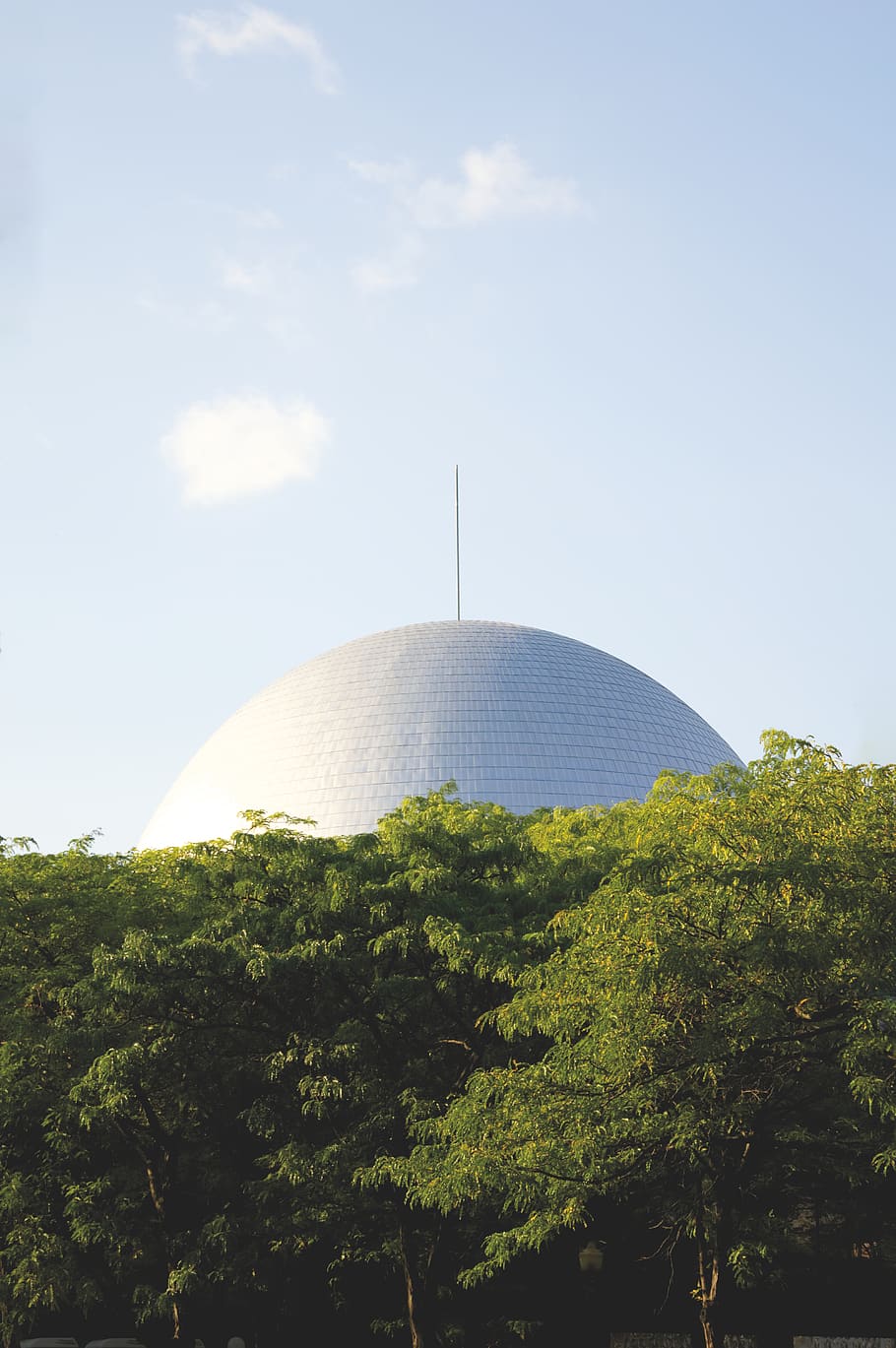 canada, montreal, tree, sky, cloud, dome, street, green, built structure HD wallpaper