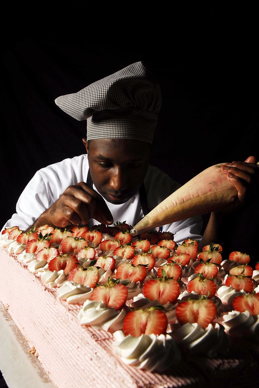 cake, food, chef, work, human, activity, fresh, sweet, food and drink HD wallpaper