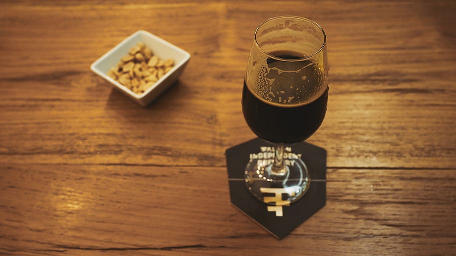 beer, stout, craft beer, pub, alcohol, leisure, glass, nuts HD wallpaper