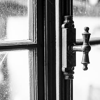 window, handle, nostalgic, old, glass, wood, frame, window handle HD wallpaper