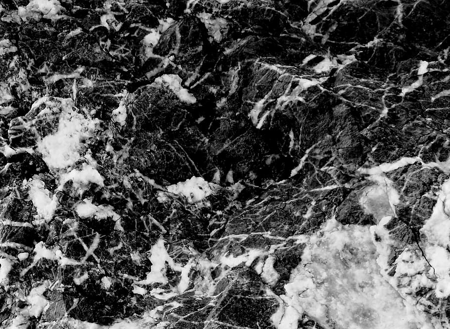 Hd Wallpaper Contrasting Black And White Ed Marble Rock Texture Dark Flare - Black And White Marble Wallpaper Hd
