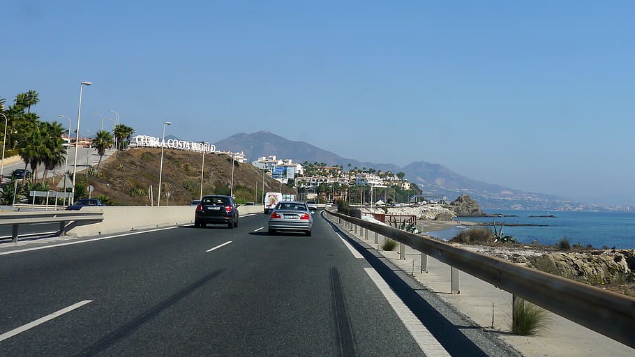 transportation, motor vehicle, car, mountain, mode of transportation HD wallpaper