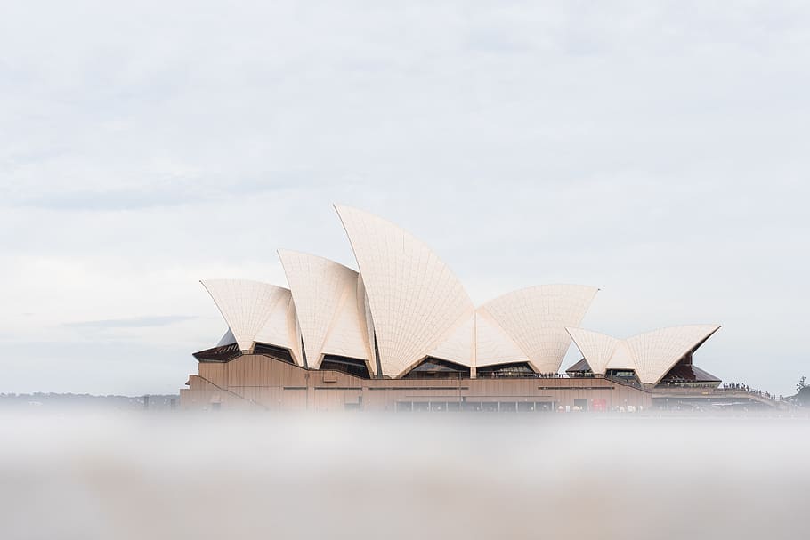 Sydney Opera House, Australia, architectural design, buildings, HD wallpaper