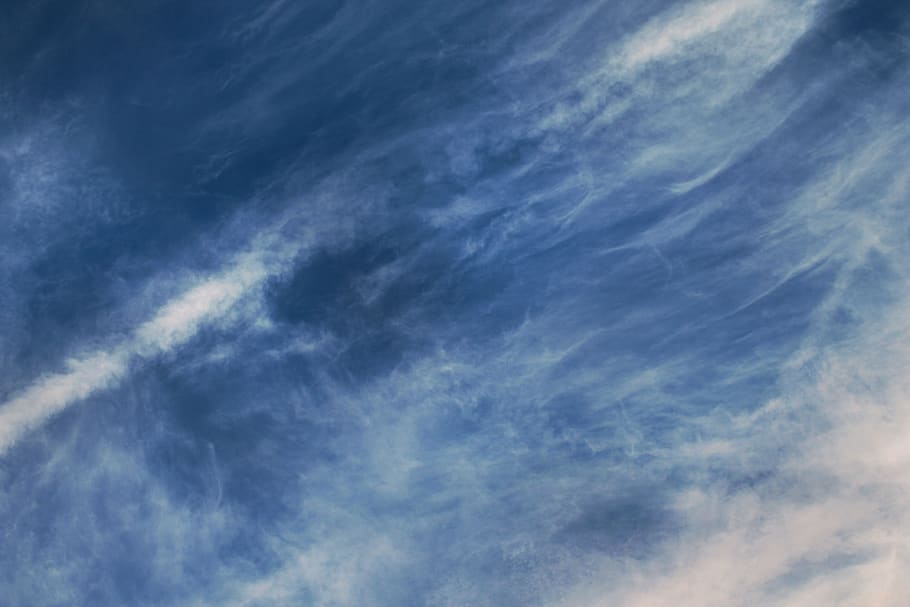 sky, blue, clouds, marble, nature, sun, sunny, background, white HD wallpaper