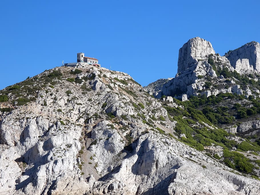 marseille, lighthouse, plan, creeks, mediterranée, provence HD wallpaper