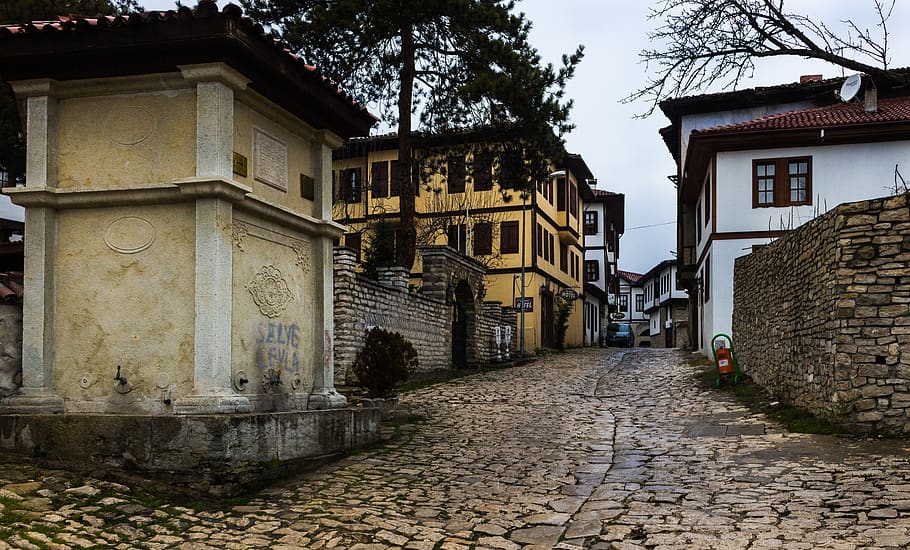 safranbolu, on, architecture, home, old, turkey, city, minaret, HD wallpaper