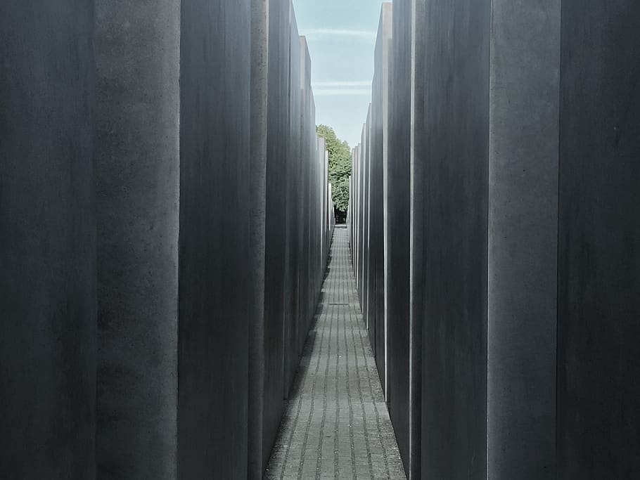 germania, berlino, germany, grey, street, alley, architecture HD wallpaper