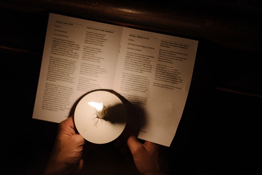 person holds lighted candle, human hand, holding, human body part HD wallpaper