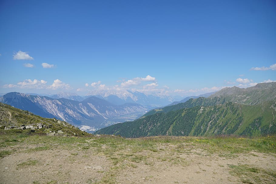 mountains, view, landscape, pitztal, hiking, travel, sky, scenics - nature HD wallpaper