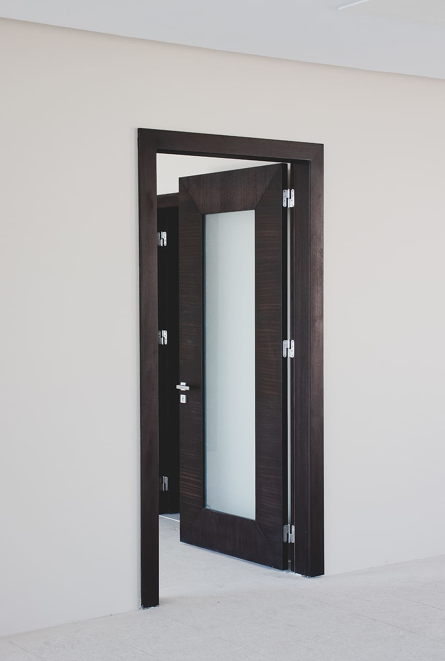 open wooden door, building, interior, architecture, photography HD wallpaper