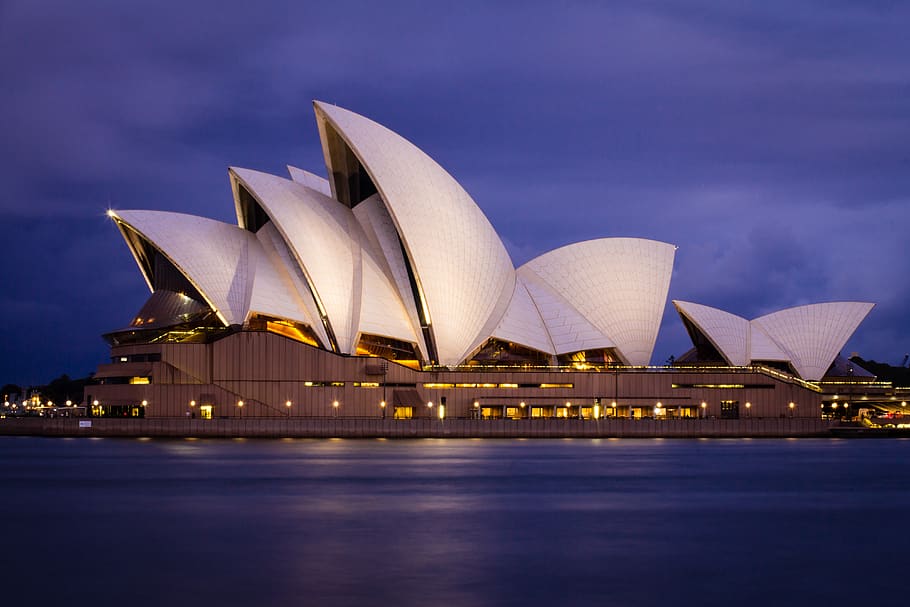 Opera House, Australia, architecture, building exterior, city HD wallpaper