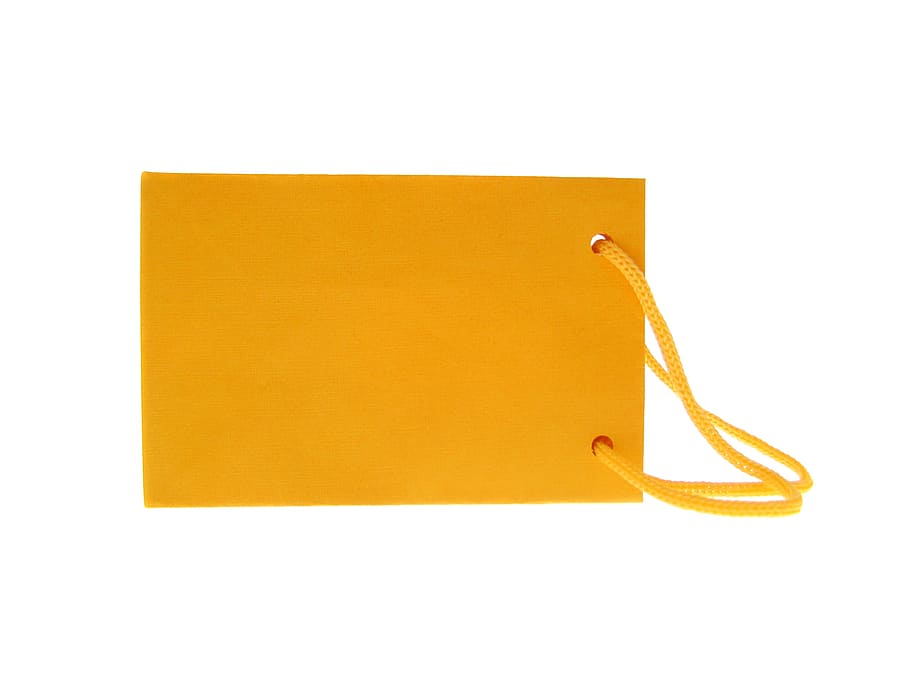 yellow, bag, present, gift, isolated, merchandise, new, nobody HD wallpaper