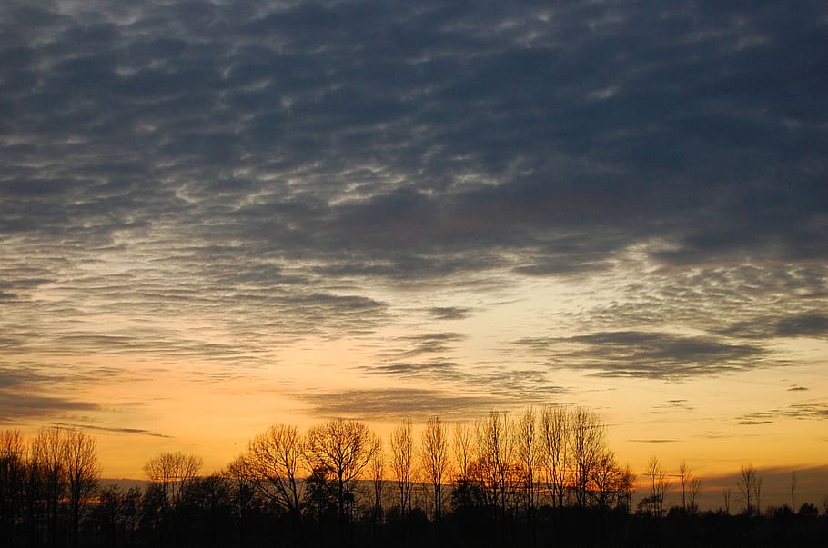 nature, sky, outdoors, sunset, dawn, dusk, red sky, sunrise HD wallpaper