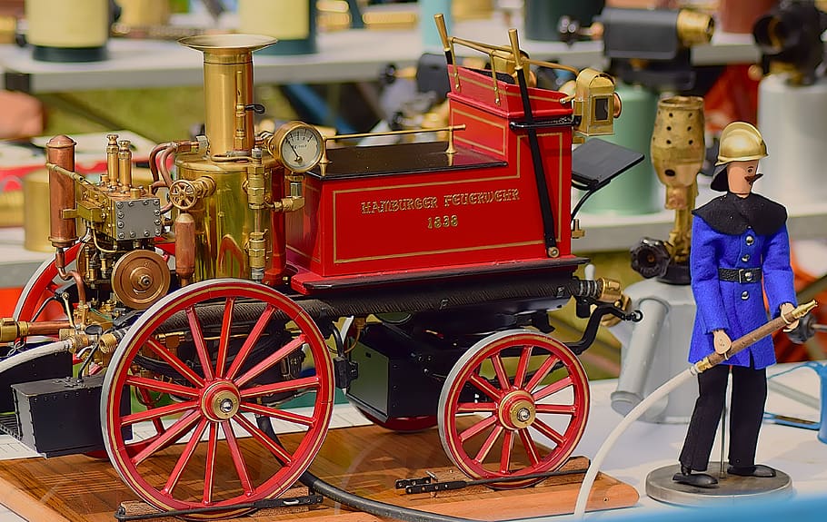 model, steam engine, historically, fire, transportation, real people HD wallpaper